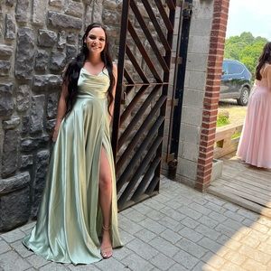 Lady Black Tie Bridesmaids/Maid of Honor/Prom Dress